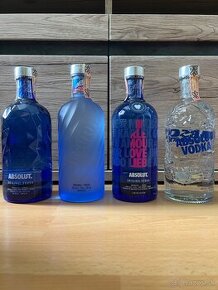 37 ks zbierka Absolut Vodka 0,7l