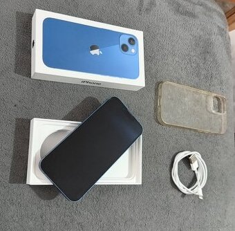 Predám Apple iPhone 13 Blue 128GB Malé známky používania