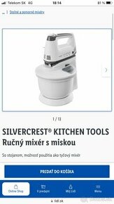 Silvercrest rucny slahac s miskou