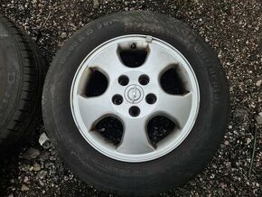 r15" Alu kola disky orig opel zafira 5x110 6jx15 - 1