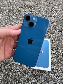 iPhone 13 mini - baterie 100% blue