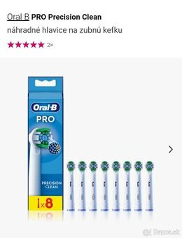 Náhradné hlavice na zubnú kefku Oral B - 1