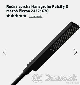 Ručná sprcha Hansgrohe Pulsify E matná čierna