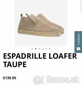 Kozene espadrilky Shabbies Amsterdam. Velkost 40.