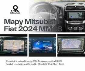 Preklad+ Aktualizácia navigácie Mitsubishi MMCS + FIAT 2024 - 1