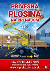 VYSOKOZDVIZNA PLOSINA NA PRENAJOM - 1