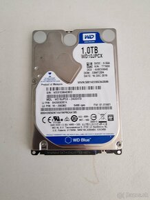 Predám pevné disky 1TB/640GB/500GB/2,5" HDD/5400rpm/harddisk - 1