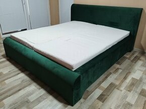 manzelska postel FINES 180x200 cm s rostami a matracmi - 1