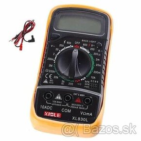 elektrikársky multimeter so sondami