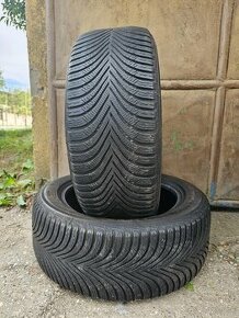 Predám 2-Zimné pneumatiky Michelin Alpin 215/55R17 - 1