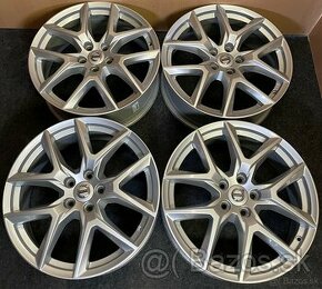 5x108 R18 Original Volvo XC60 ET 50,5 strieborne - 1