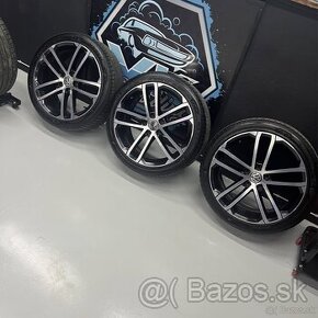 Elektróny 5x112 R18 originál vw golf 7 GTD+ pneu.