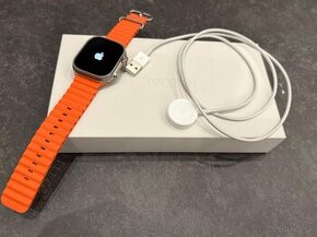 Apple Watch Ultra 2 49mm Titanium Orange Ocean Band