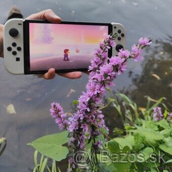 Nintendo Switch OLED za lacno, s obalom a ochranným sklom