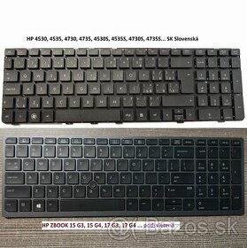 Klavesnice HP 4530S, 4535S, 4730 SK // HP Zbook 15 17 G3 G4