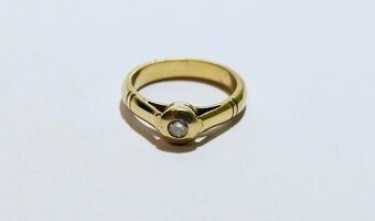 14k zlatý prsteň 0,14ct ✨✨✨