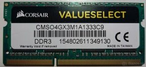 DDR3 1333 Corsair CMSO4GX3M1A1333C9