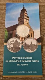 10€ Povýšenie Skalice na slobodné kráľovské mesto - bk