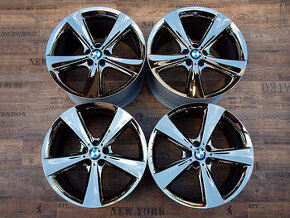 21" Alu kola = 5x120 = BMW X5 E70 F15 X6 E71 = MIDNIGHT CHRO - 1