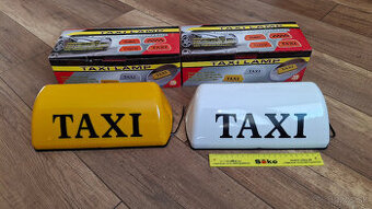 Taxi transparent zlta / biela farba