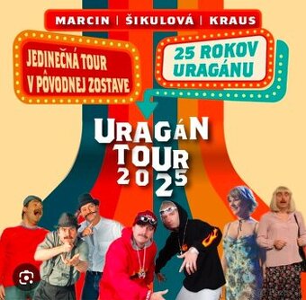 Kúpim lístky Uragán Tour