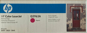 originálne tonery magenta HP Color LaserJet Q3963A