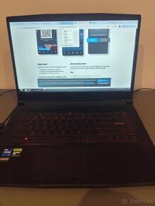 MSI GF63 12VF-656CZ, Notebook