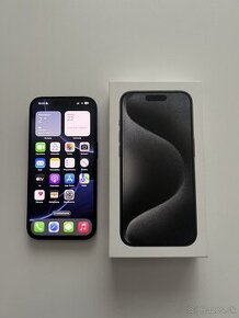 iPhone 15 Pro 128 GB Black , záruka 18 mesiacov