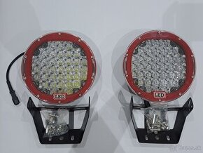 Prídavné LED Okrúhle diaľkové svetlá 185W - Cena za par