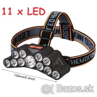 LED Čelovka, 11 LED HALMcorp