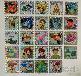 Pokemon nálepky artbox 1999