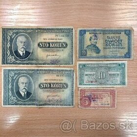 Československé bankovky 1945