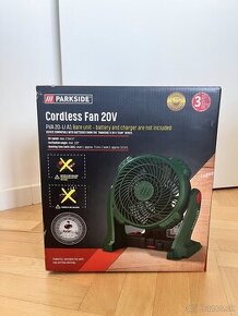 PARKSIDE Aku ventilátor 20 V PVA 20-Li B1 - nový, nepoužitý