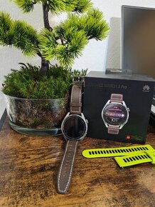 Huawei watch 3 pro titanium genium leather strap