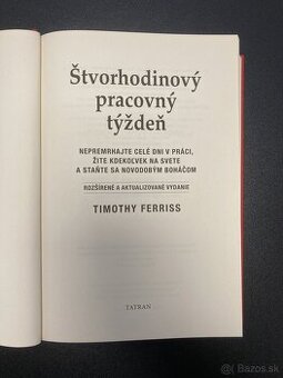 Štvorhodinový pracovný týždeň Timothy Ferriss - 1