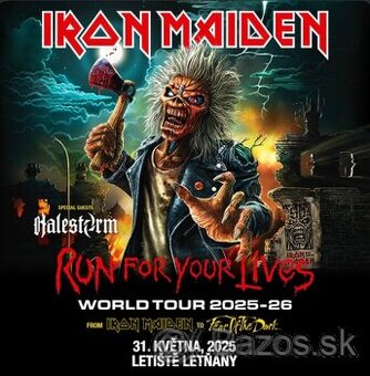 Iron Maiden lístok Letisko Letňany 31.5.2025