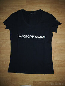 Armani dámske čierne tričko