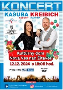 Kašubovci 2 lístky na predaj