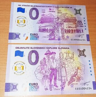 0€ bankovka, 0 eurova bankovka, 0 euro souvenir