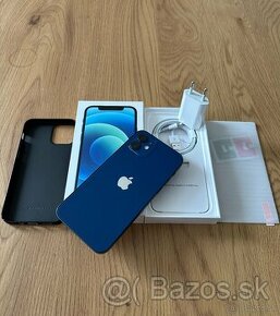 iPhone 12 64 gb Blue - komplet príslušenstvo, záruka