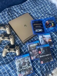 Playstation 4 slim - ps4 slim 500g gold/zlaté