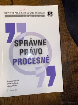 Správne právo procesné