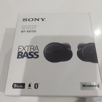 Bluetooth slúchadlá sony wf xb700