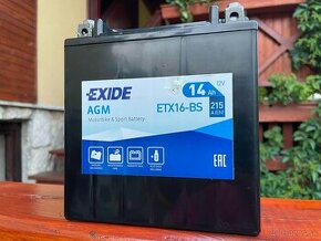 Motobatéria EXIDE 14Ah, 12V, ETX16-BS