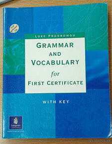 Grammar and Vocabulary for 1st certificate