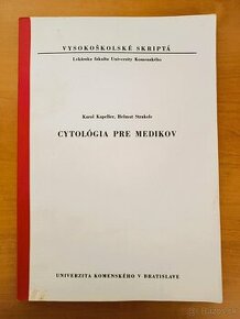 Skriptá - Organická chémia, Cytológia, Embryológia...