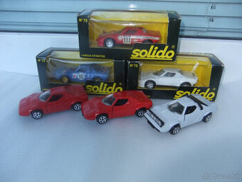 mix LANCIA STRATOS v 1:43 od NOREV a SOLIDO