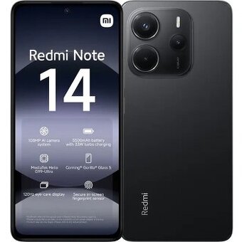 NOVY Xiaomi Redmi Note 14 + nové hodinky NEROZBALENÉ