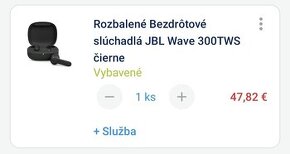 JBL Wave 300TWS čierne