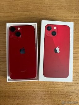 Predám iPhone 13 MINI 128GB RED, TOP stav, VOLNY - 1